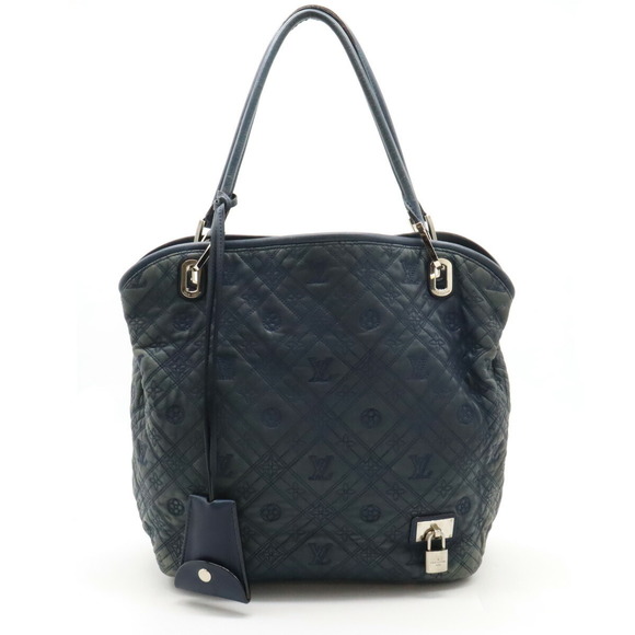Louis Vuitton Blue Lilia Shoulder Monogram GM Tote Antia Indigo Bag - Picture 1 of 9